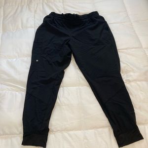 Black jogger scrub pants